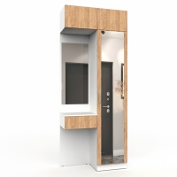 Набор мебели для прихожей "Марсель-204" МР 01-204 В2490 Ш1000 Г420 (ЛДСП Дуб крафт золотой) Набор мебели для прихожей "Марсель-204" МР 01-204 В2490 Ш1000 Г420 (ЛДСП Дуб крафт золотой)